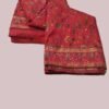 red banarasi silk saree