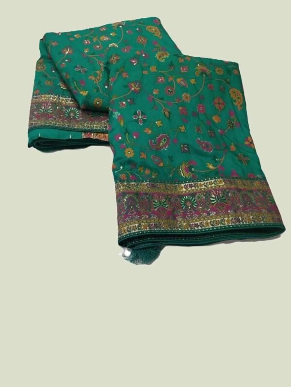 Green Banarasi Silk Saree handloom Banarasi Silk Saree