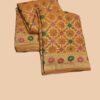 Mustard Handloom Pure Khaddi Banarasi Saree