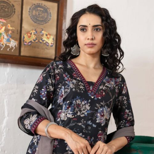 Digital Printed Stitched Suit With Dupatta
