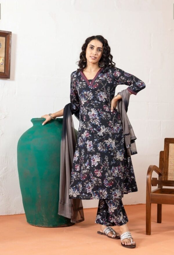 Digital Printed Stitched Suit With Dupatta