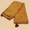 Yellow Designer Silk Saree