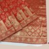 Red Designer Silk Saree
