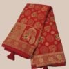 Red Designer Silk Saree