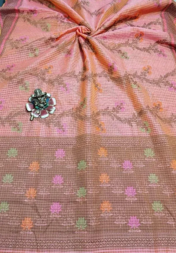 Supernet Pure Cotton Saree