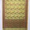 Mehandi Handloom Pure Cotton Saree