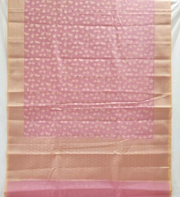 Party wear pure cotton saree for those looking for grace.