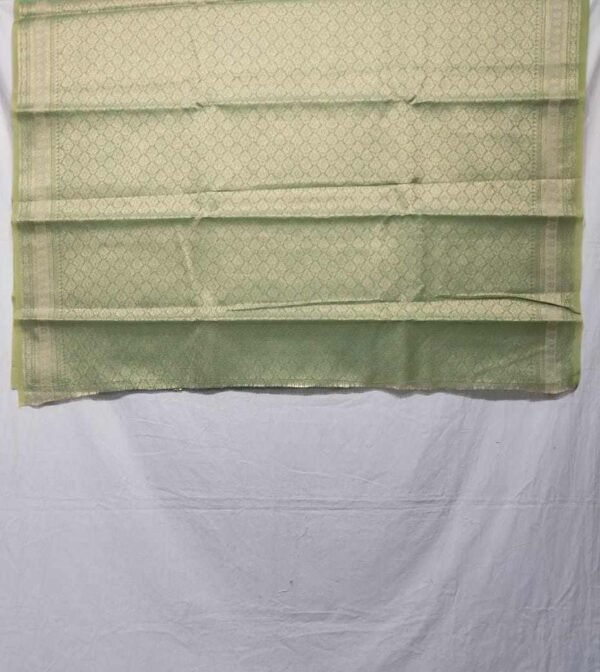 Pastel Green Handloom Pure Cotton Saree