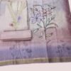 Beige Silk Unstitched Suit