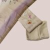 Off White Silk Unstitched Suit