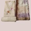 Off White Silk Unstitched Suit