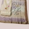 Off White Silk Unstitched Suit
