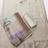 Off White Silk Unstitched Suit