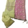 BS002072-1(2) Light Green Chanderi Unstitched Suit