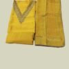 Yellow Chanderi Unstitched Suit