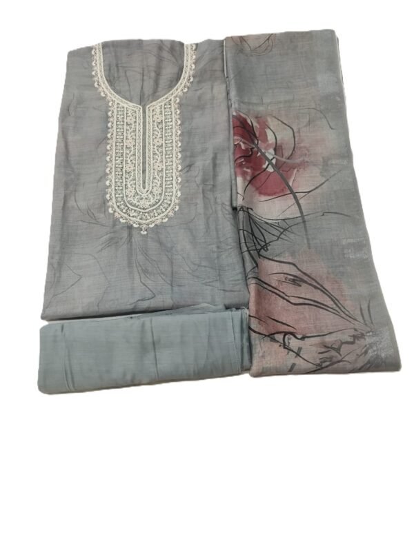 BS002110-1(1) Digital Print Pure Linen Unstitched Suit