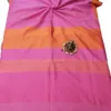 BSOS0042-2(10) Pink Handloom Pure Linen Saree