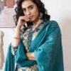 Beige Stitched Suit With Dupatta