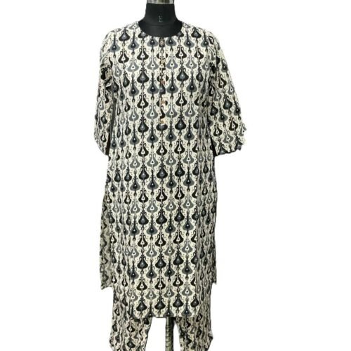 Stitched Cotton Suit