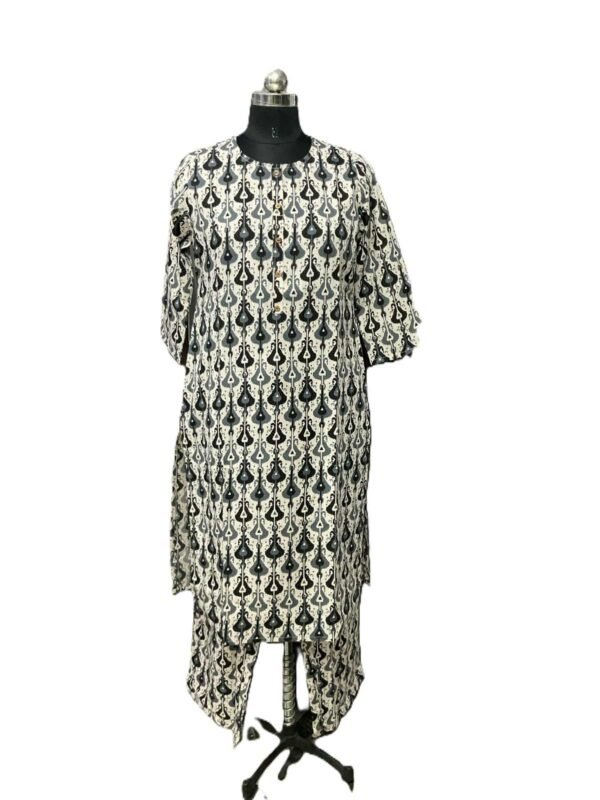 Stitched Cotton Suit