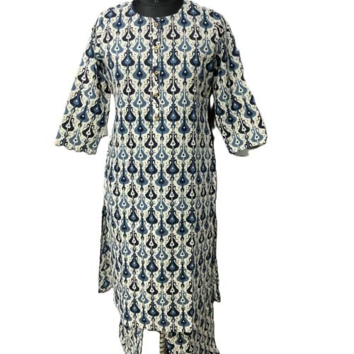 Stitched Cotton Suit