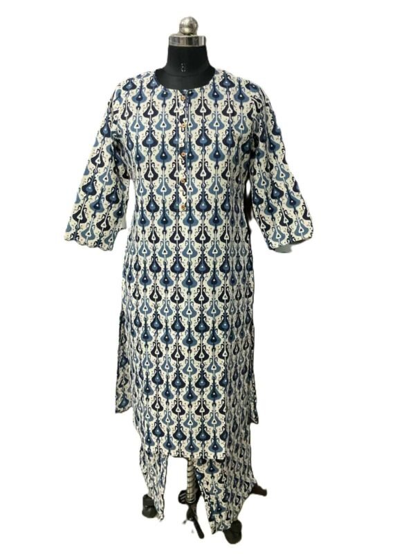 Stitched Cotton Suit