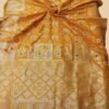 Yellow Designer Silk Saree