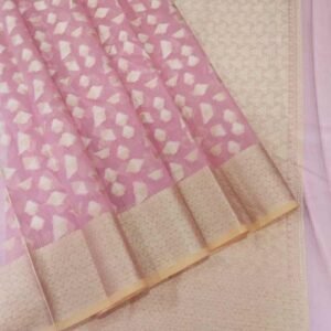 Party wear pure cotton saree for those looking for grace.