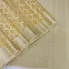 Yellow Organza Saree handloom organza saree