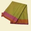 Mehandi Pure Linen Saree
