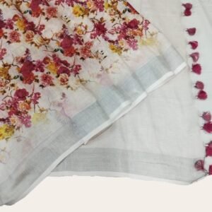 Pure Linen Saree