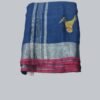 Royal Blue Pure Linen Saree
