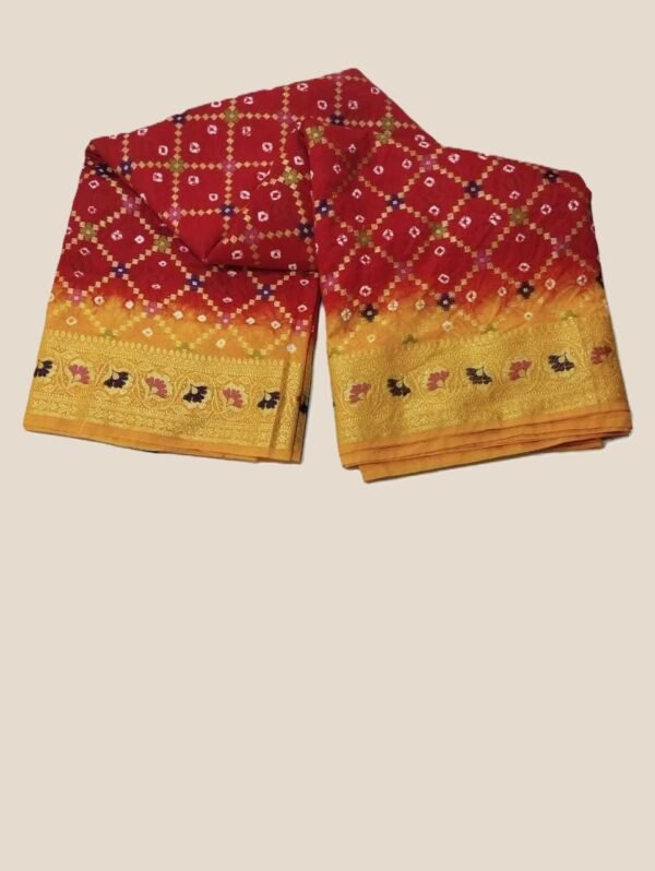 BS001604-1(2) Red Banarasi Silk Saree