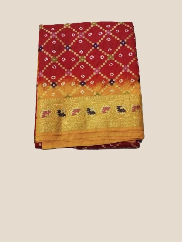 BS001604-1(4) Red Banarasi Silk Saree