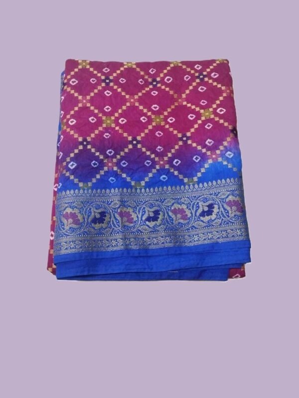 Pink Banarasi Silk Saree