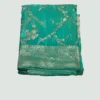 Green Crepe Silk Saree
