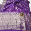 BS002217-5(3) Purple Crepe Silk Saree