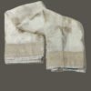 Off White Crepe Silk Saree