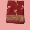 BS002218-8(4) Red Crepe Silk Saree