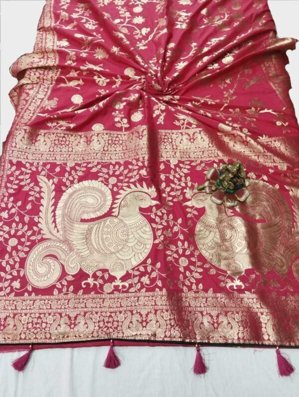 BS002265-4(3) Rani Banarasi Silk Saree