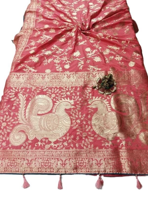 BS002265-5(3) Gajri Banarasi Silk Saree