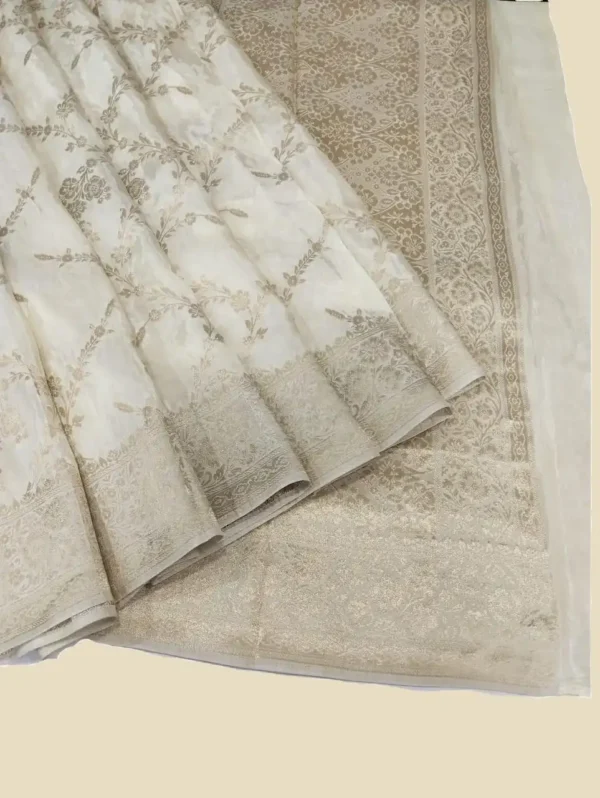 Off White Silk Saree
