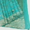 Green Crepe Silk Saree
