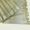 Lemon Pure Linen Saree