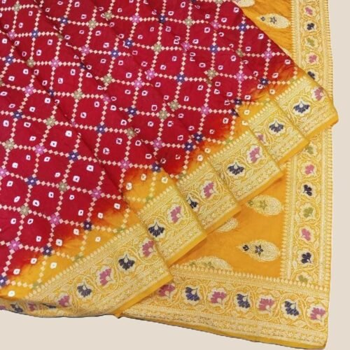 Red Banarasi Silk Saree Red Banarasi Silk Saree