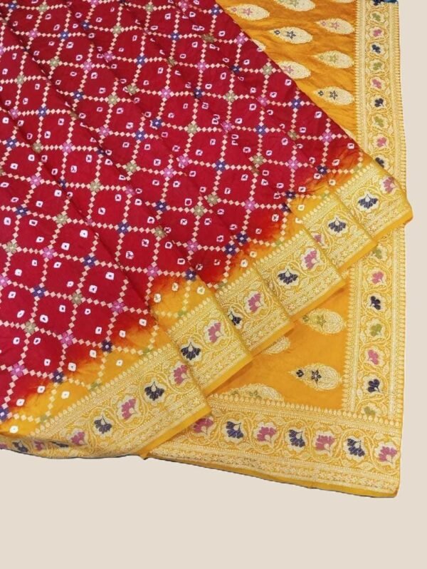 Red Banarasi Silk Saree Red Banarasi Silk Saree