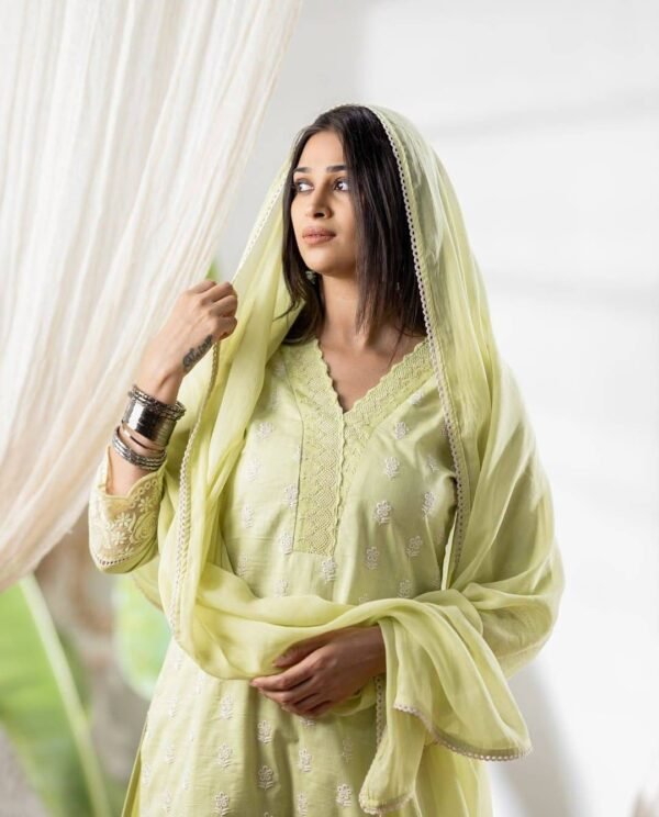 Light Green Stitched Suit