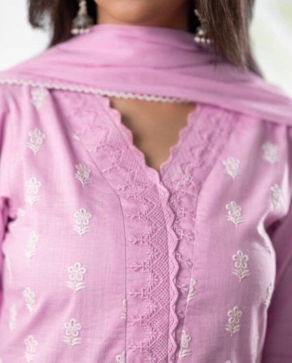 Light Pink Stitched Suit