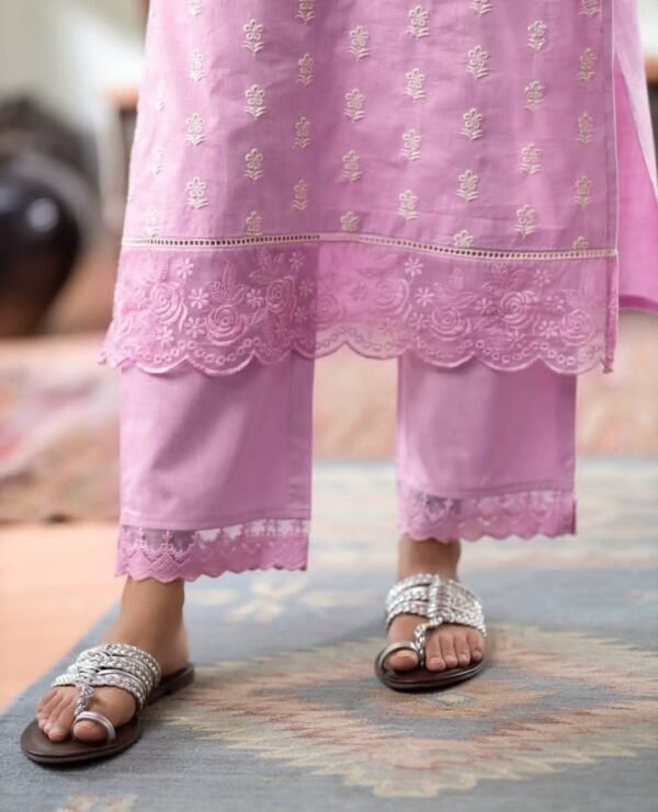 Light Pink Stitched Suit