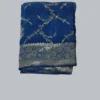 Blue Crepe Silk Saree